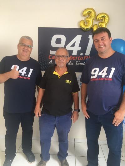 Campo Abeto FM estÃ¡ com programaÃ§Ã£o especial dos 33 anos